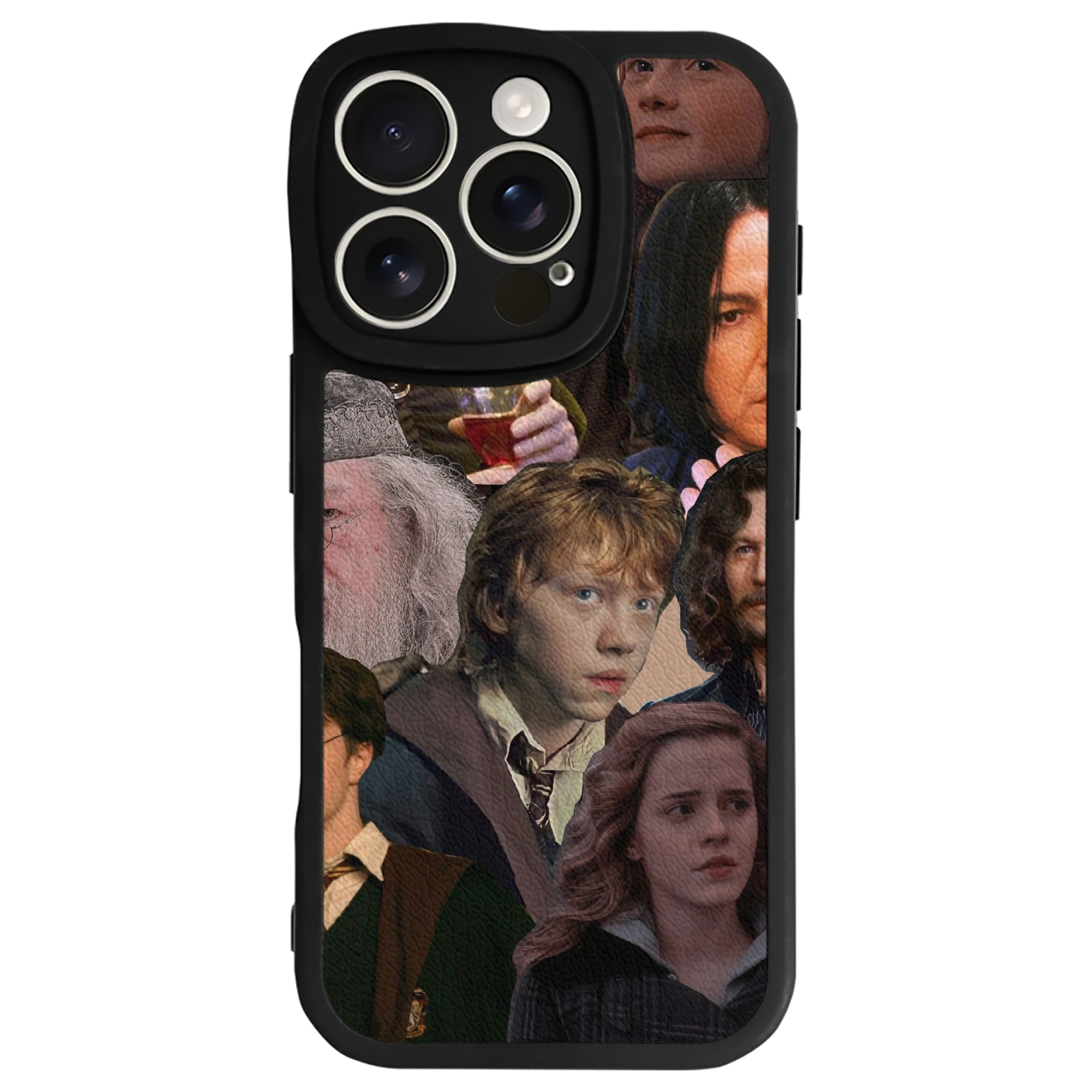 （画像用） Harry Potter ハリー・ポッターシリーズ 【iPhone 16シリーズ対応】シリコンスマホケース（レザー調） 材質：シリコン